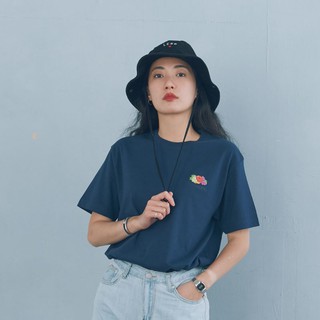 Fruit of the loom『彩色左胸小圖T』水果牌 黑.紅.土耳其藍.藍寶石.卡棕色 臺灣總代理