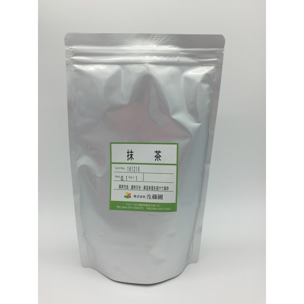 日本靜岡佐藤園純抹茶粉無添加100 G 蝦皮購物