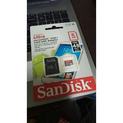 全新 限量] Sandisk microSD 8G Micro SD microSDHC C10 記憶卡 含轉卡