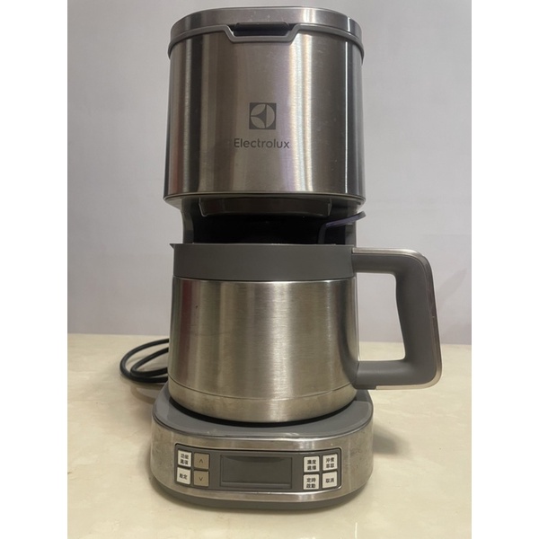 伊萊克斯設計家系列美式咖啡機(ECM7814S)送伊萊克斯 歐洲經典系列電動磨豆機ECG3003S