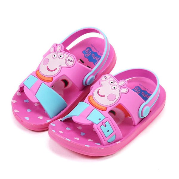 童拖鞋/佩佩豬Peppa Pig.粉紅豬小妹輕量涼.拖兩用鞋(PG0052)粉25-30號
