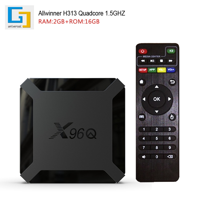 □▧X96Q 全志H313 安卓10 TV BOX 網絡機頂盒 支持無線投屏 電視盒子