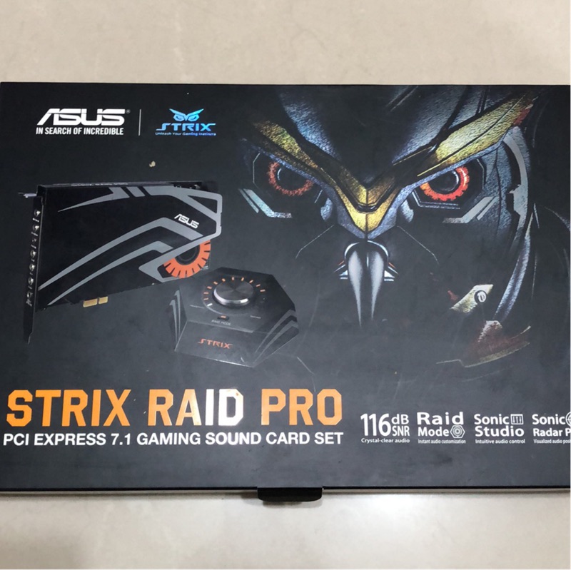 Asus STRIX RAID PRO 7.1音效卡