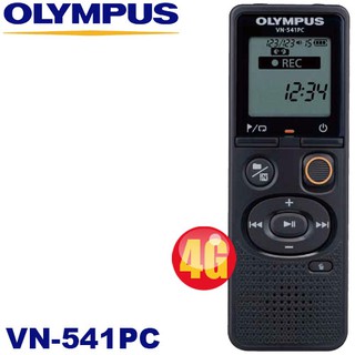 【MR3C】含稅附發票【公司貨】OLYMPUS奧林巴司 VN-541PC 4GB 數位錄音筆 內建4GB