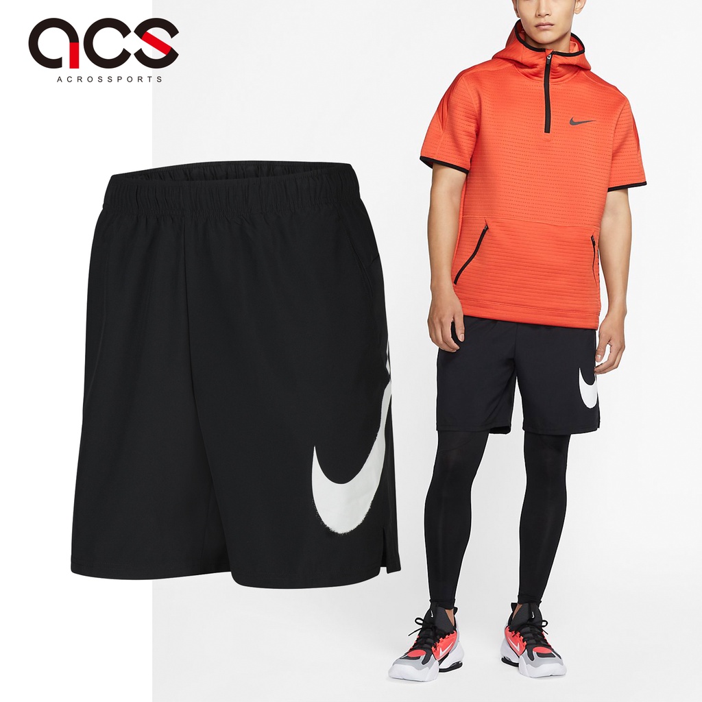 Nike 短褲 Flex Training Shorts 黑 白 男款 膝上 訓練 運動【ACS】 CZ6371-010