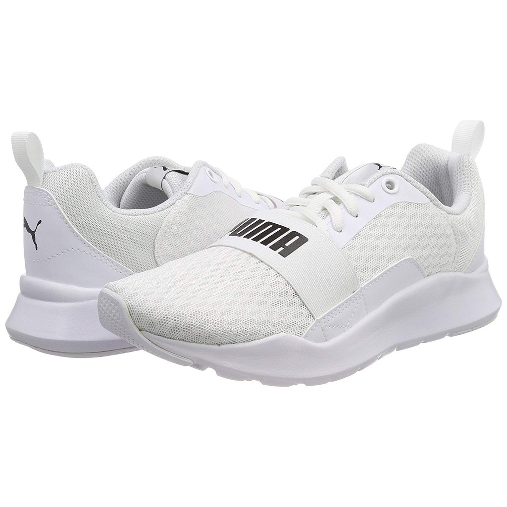 puma white wired ps sneakers