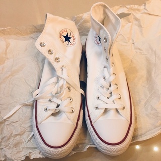 全新 ［全新］ Converse All Star 白 男鞋 經典款 帆布鞋 美國帶回 無鞋盒