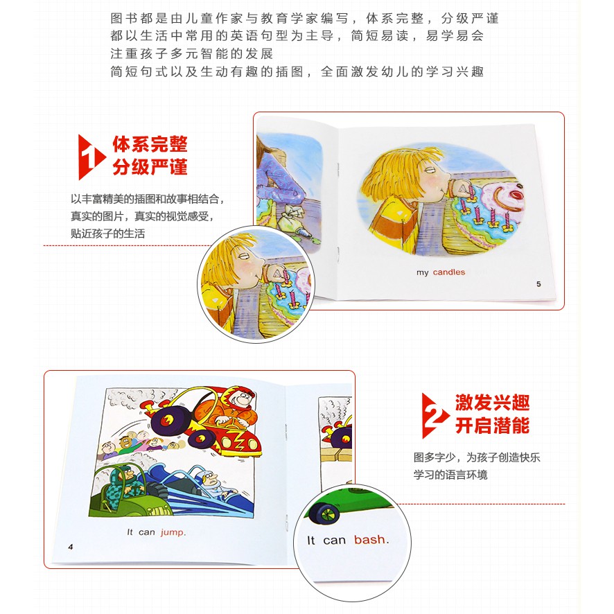 強推 培生英語分級閱讀預備級35冊英語繪本啟蒙幼兒小學一二三年級自然拼讀英文教材入門小學生有聲課外書陪生零基礎點