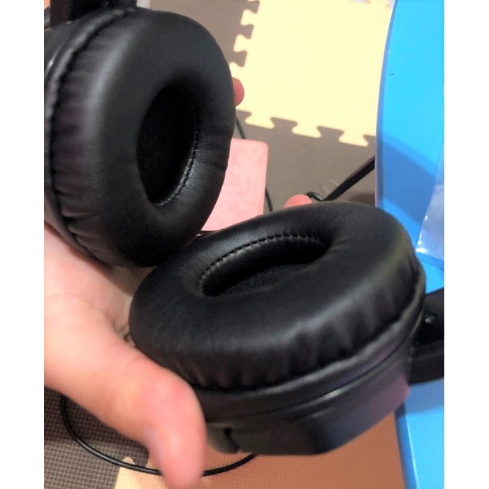 實裝圖 通用型耳機套耳套替換耳罩可用於jvc Ha Sr50x 蝦皮購物