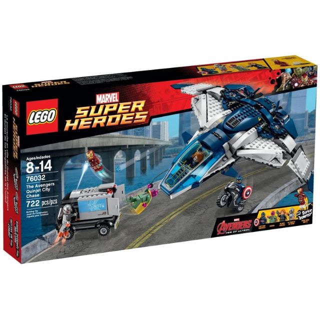 樂高 LEGO 76032 復仇者聯盟2 昆式戰鬥機 Avengers 鋼鐵人 美國隊長 奧創 全新未開 現貨