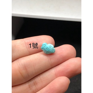 Mix能量水晶-高瓷綠松石配件-蓮藕