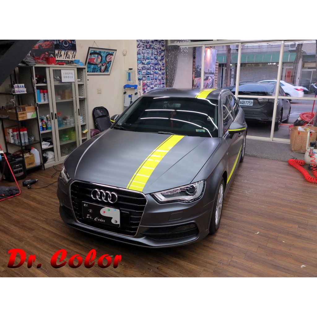 Dr. Color 玩色專業汽車包膜 Audi A3 車身線條客製化 (3M 1080 / 3M 2080)