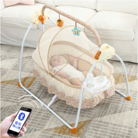 嬰兒智能電動搖籃搖床搖椅新生兒智能哄睡神器