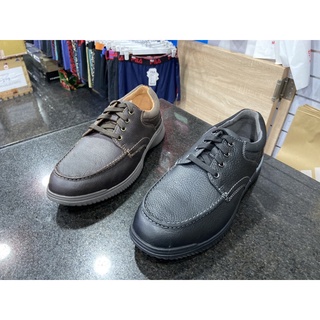 CLARKS UN樂活休閒-Donaway Edge寬楦舒適輕量緩震綁帶休閒鞋 CLM65601C 65461C