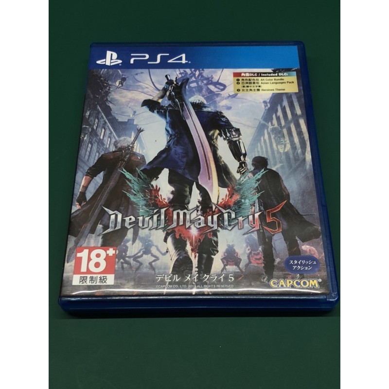 （24H內出貨） PS4 二手遊戲片 惡魔獵人 5  (日英版）