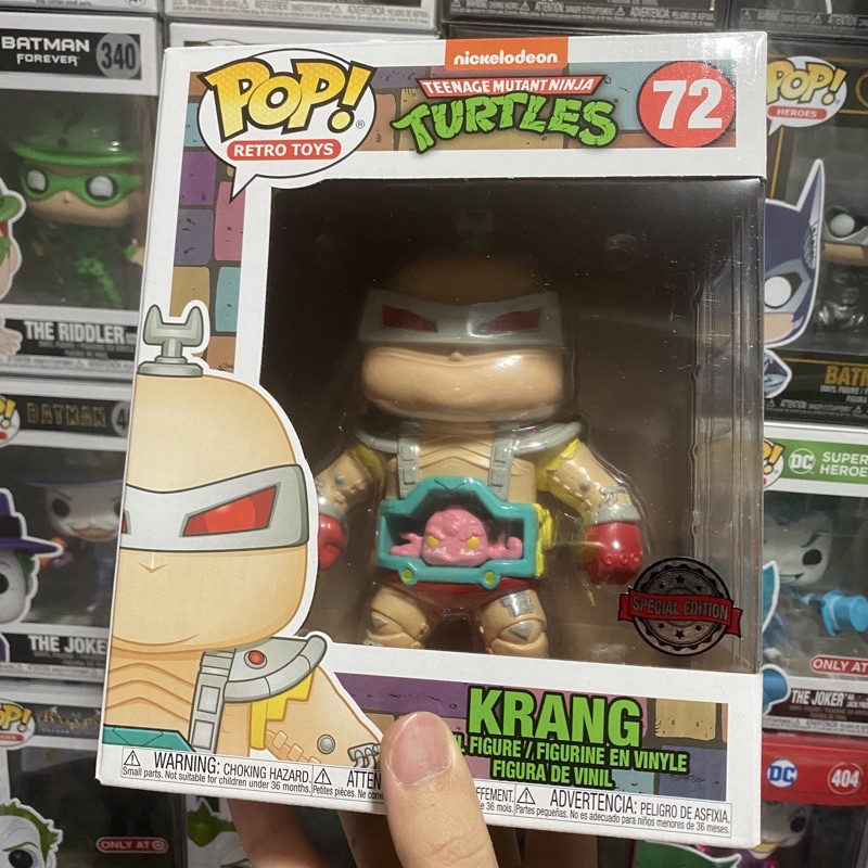 [李大] 正版現貨 Funko POP 忍者龜 克朗 六吋 Krang #72