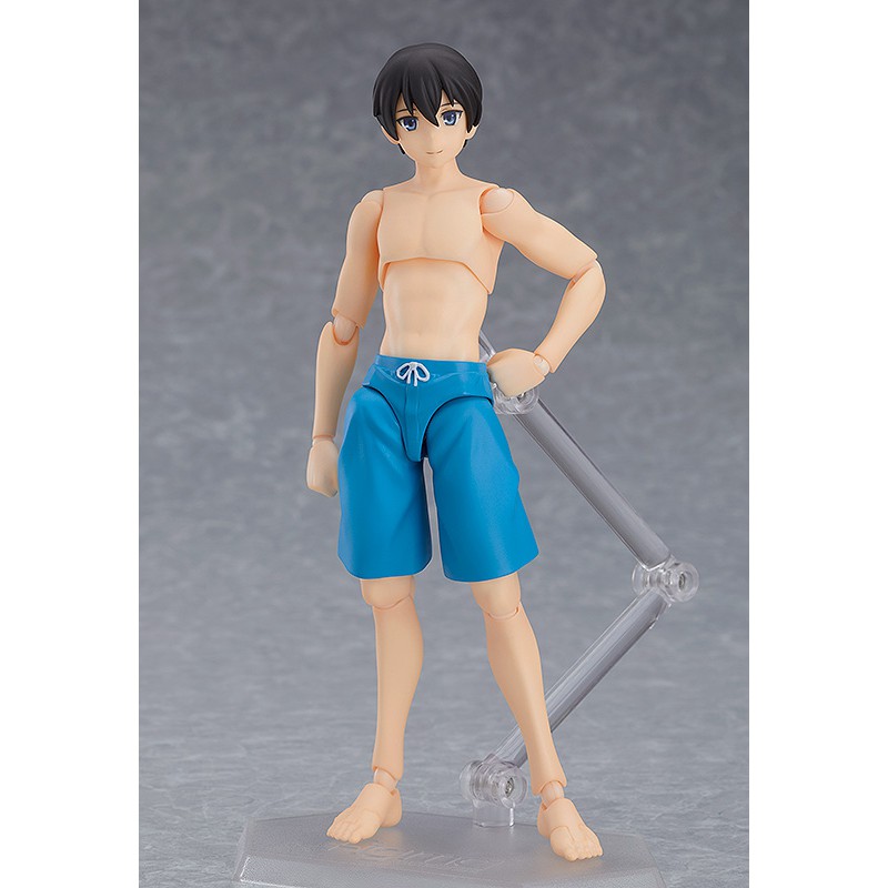 夏本舖 日版figma 男素體泳裝ryo 龍男性body 泳褲肌肉猛男美少男主角海灘沙灘可動 蝦皮購物