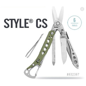 【原型軍品】全新 II LEATHERMAN STYLE CS工具剪/橄欖綠 【型號】#832387