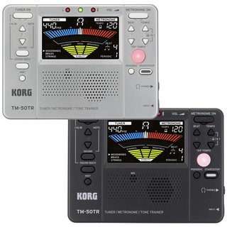 KORG TM-50TR 調音器 節拍器 樂器音質訓練器 音質教練 黑色/銀色[唐尼樂器]