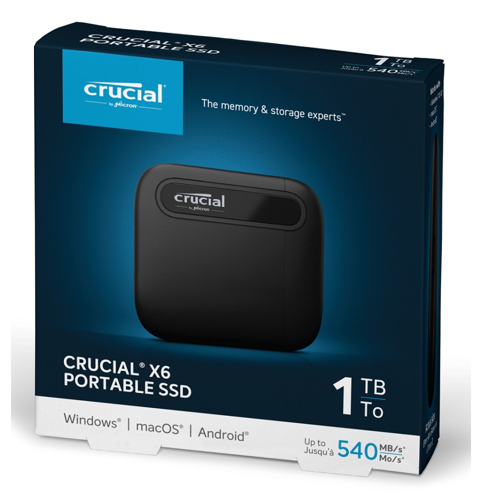 美光 Micron Crucial X6 1TB 外接式 固態硬碟 SSD CT1000X6SSD9 蝦皮直送 現貨