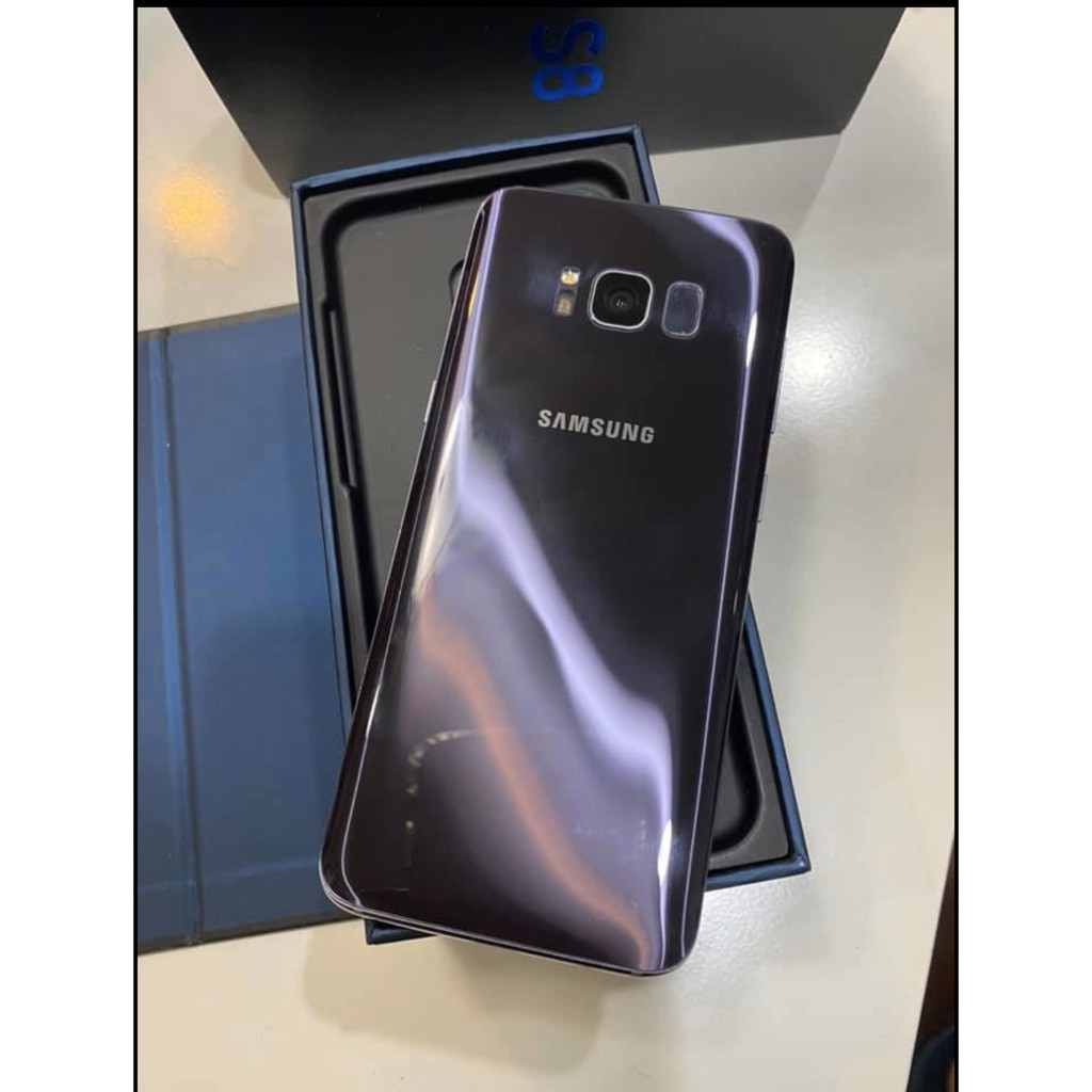 摩曼星創通訊 三星galaxy S8 雙鏡頭5 8吋紫色二手9成新配件中古機無卡分期搭配門號 蝦皮購物