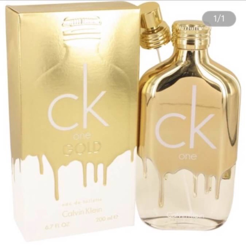 CK ONE GOLD 中性淡香水 200ML 2017限量版