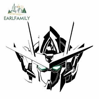EARLFAMILY 13 釐米高達汽車貼紙魚船冰箱不倒翁筆記本電腦防水遮擋劃痕存儲防曬燒瓶乙烯基貼花汽車標籤