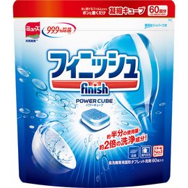 ★日本熱門日用品★ 日本【地球製藥】finish濃縮洗碗錠 洗碗機用60粒