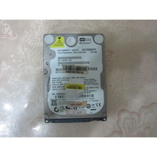WD~2.5吋~160GB(SATA)硬碟~型號WD1600BEVT-22ZCT0 <70>