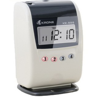 《SF 台北八德店》KRONE KR-888 時尚/單色/液晶顯示打卡鐘