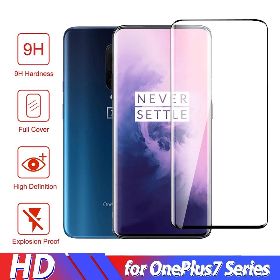 【現貨】3D頂級滿版 OnePlus 7 Pro 玻璃保護貼 鋼化玻璃貼 保護貼 曲面玻璃膜 不碎邊保護貼 1+7