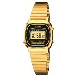 【CASIO】卡西歐復刻時尚金錶女錶 LA670WGA-1 宏崑時計 臺灣公司貨保固一年LA-670WGA系列