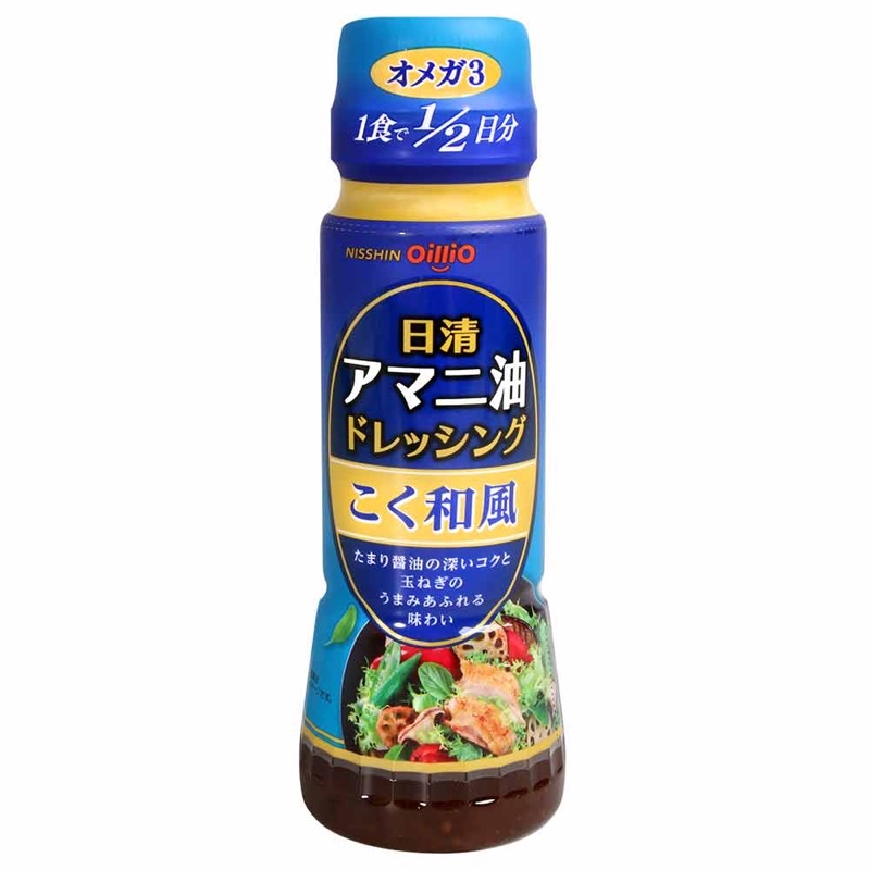 日本 日清製油 NISSHIN oillio Omega3 亞麻仁油 和風沙拉醬