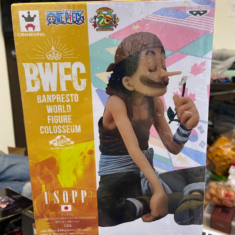 白證 海賊王 航海王 景品 BWFC 世界大賽 造型王 頂上決戰2 Vol.1 騙人布 烏索普