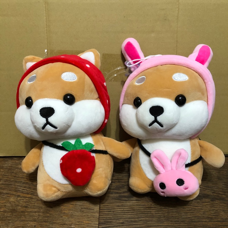 柴犬娃娃柴柴草莓造型兔兔造型 蝦皮購物
