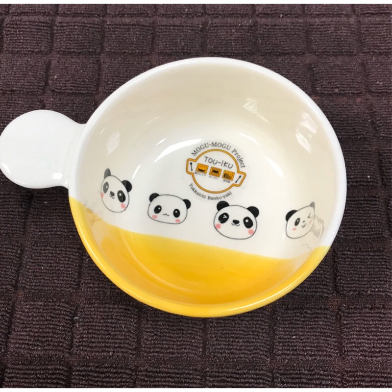 日本製 萬古燒 熊貓/貓咪 /快車 /小豬陶瓷兒童用焗烤盤 可微波