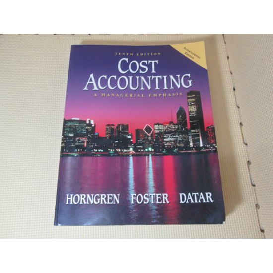 {Youbook你書}Cost Accounting a managerial emphasis》0130851779