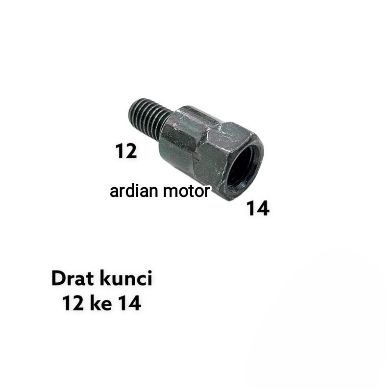 HONDA 螺栓螺栓螺栓連接後視 drat 12 至 14 本田 c70 c700 c800 大 supra 超級杯耦合