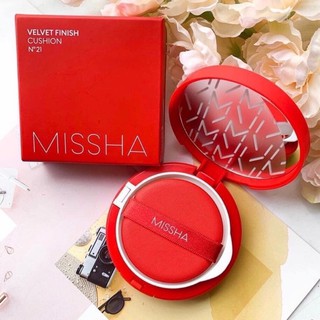 【NINI🇰🇷MISSHA】🔥現貨missha🔥紅絲絨氣墊 氣墊粉餅 平價版TF 霧面妝感