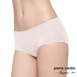 【pierre cardin 皮爾卡登女性內衣】無痕中腰嫘縈素色三角小褲(單件-CRM奶油白)-509-6399