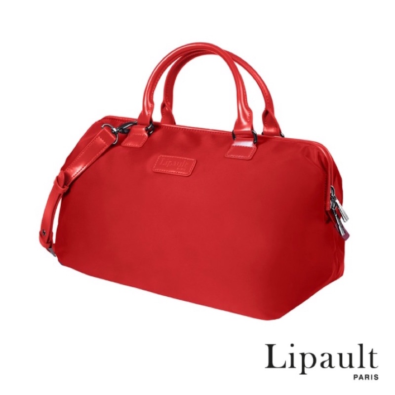 法國品牌Lipault保齡球包（寶石紅）Amway