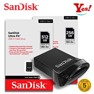 【Yes！公司貨】SanDisk Ultra Fit CZ430 256G/GB 512G/GB USB 3.2 隨身碟