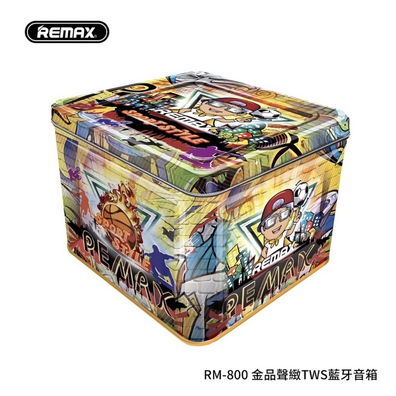 REMAX  RM-800 金品聲緻 TWS 藍芽音箱 藍芽喇叭(黑色）