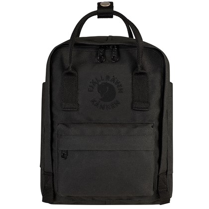 【Fjallraven北極狐】 Re-Kanken mini 後背包 550 (黑) FR23549