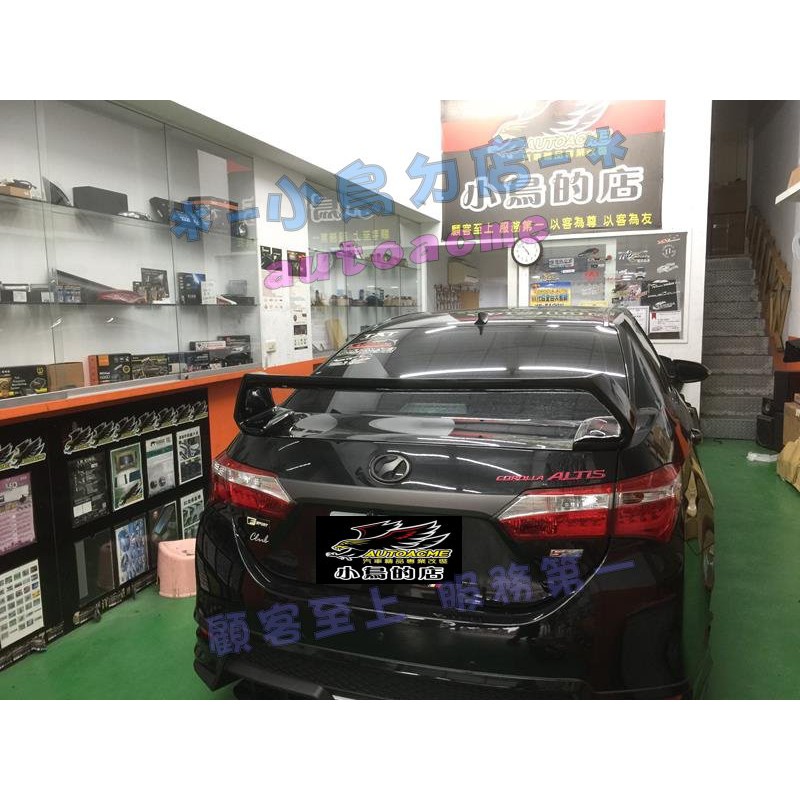 【小鳥的店】2014-18 ALTIS 11.5代 11代 TRD 泰版 鴨尾 尾翼 擾流板 黑色實車 改裝