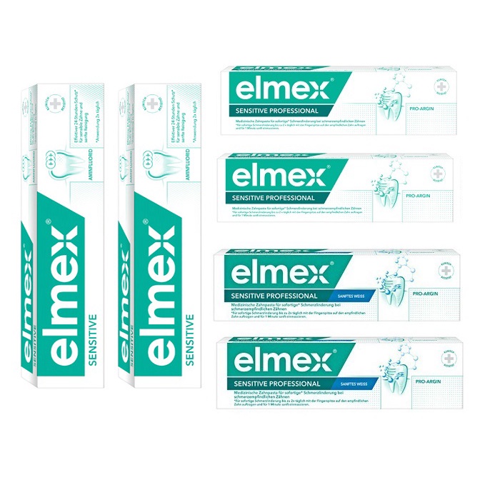 德國原廠正品 elmex 敏感牙膏  / 專業護敏型 / 敏感亮白型 敏感型  75ml