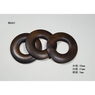 WR005 50MM圓形木環 配件裝飾 手工DIY材料