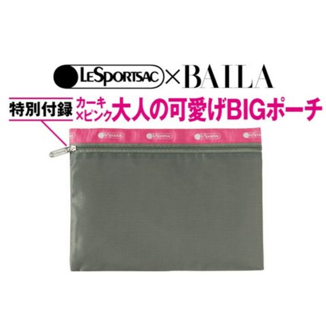 日雜 日本雜誌 BAILA 9月號 附贈 lesportsac 手拿包 化妝包