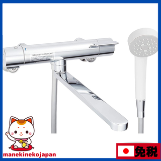 日本 TOTO 衛浴 水龍頭 花灑 壁掛式恆溫混合水龍頭(單一模式噴頭設計) TBV03408J