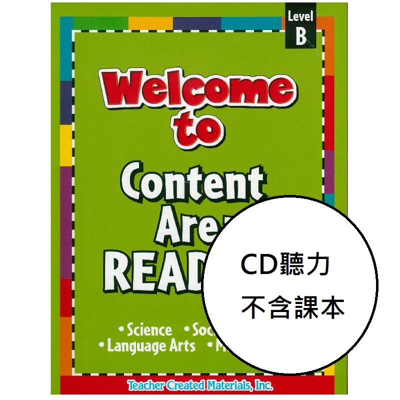 Welcome to Content Area Reading B (CD)時代雜誌精選英文閱讀教材聽力